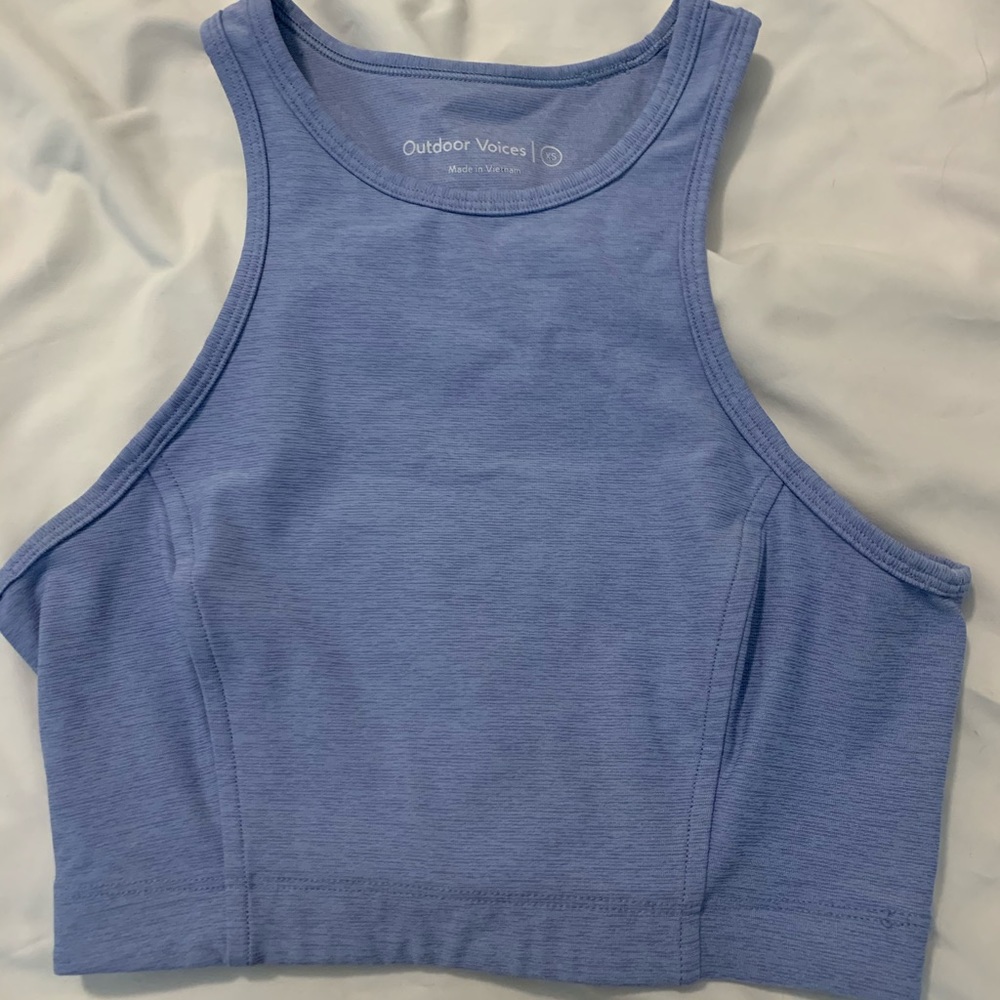 Outdoor voices crop bra